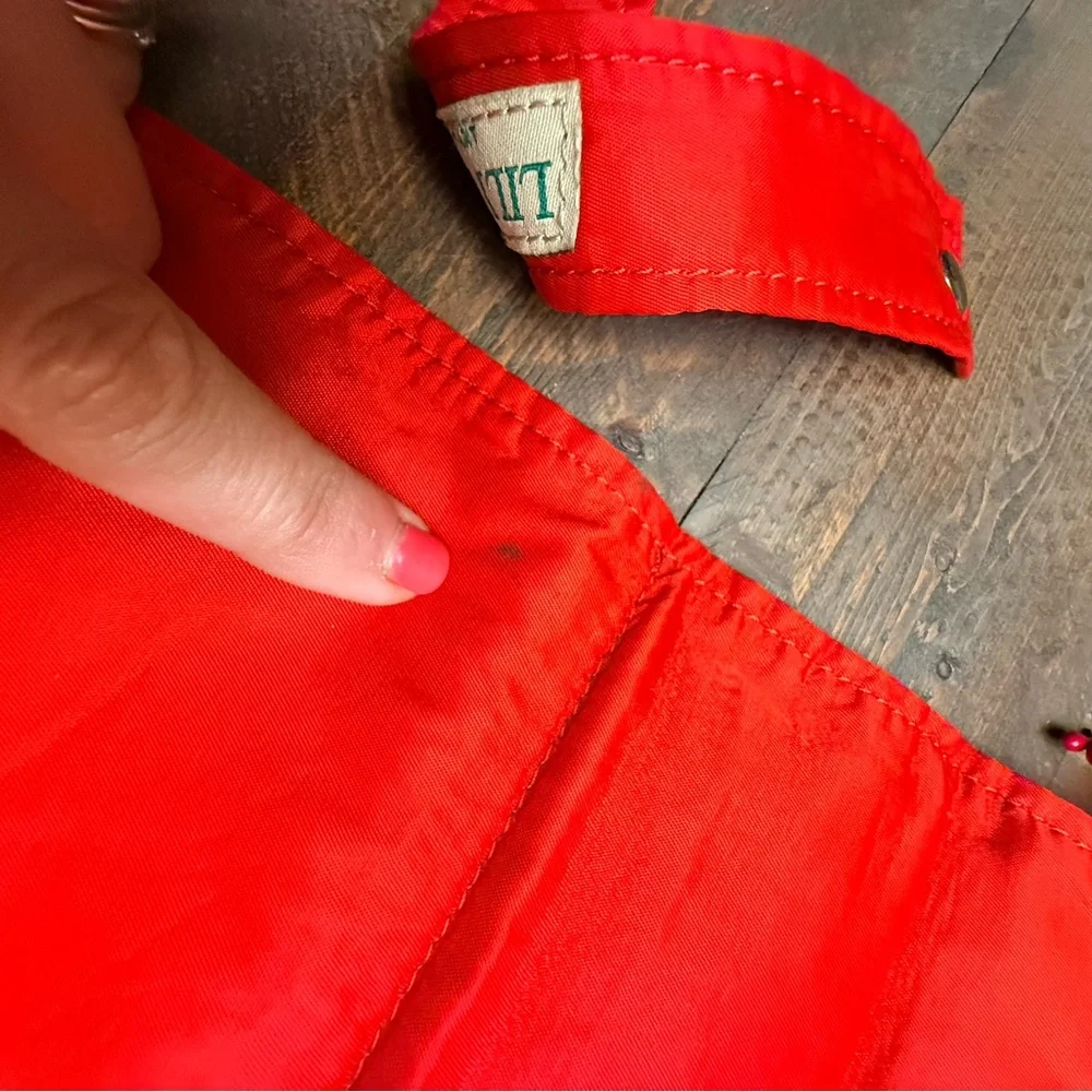 Lily Jade Shaylee Diaper Bag Red replacement Insert Travel Changing Pad GUC!